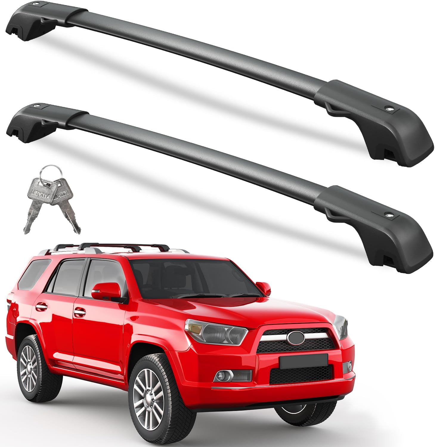 Lockable Roof Rack Cross Bars for Toyota 4Runner 2010-2024