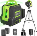 360 Laser Level with Tripod 40in - Self Leveling Green Line Tool