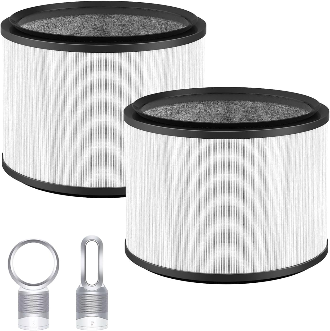 HP01 HP02 True HEPA Filter 2 Pack, for Dyson Air Purifier