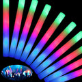 Foam Glow Sticks 46 PCS Party Pack - Large LED Foam Light Sticks