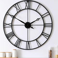 CLXEAST 30 in Large Wall Clock Modern Oversized Roman Numeral - Bold