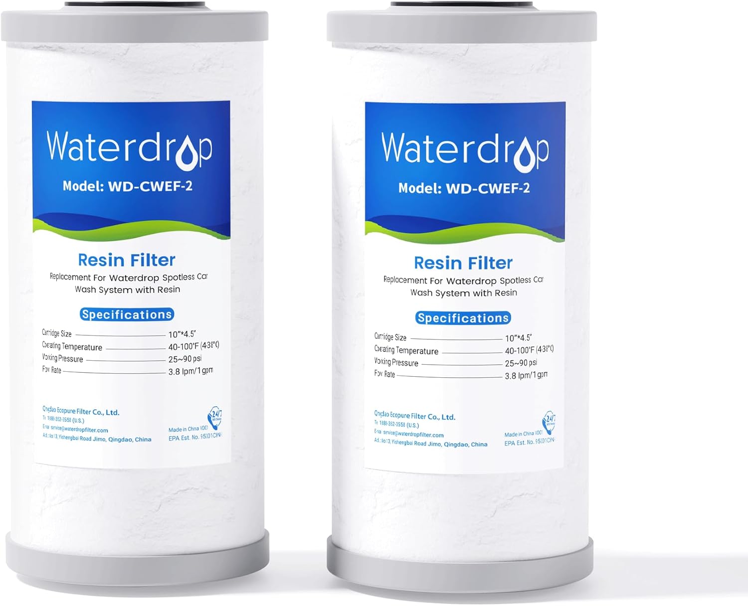 Waterdrop Spotless Car Wash Water Filter for Spot Free Shine