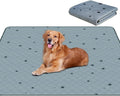 Washable Pee Pads for Dogs Gray Stars 48x65 in - Reusable Absorbent