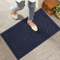 Front Door Mat Absorbent Resist Dirt Welcome Doormat - Low Profile