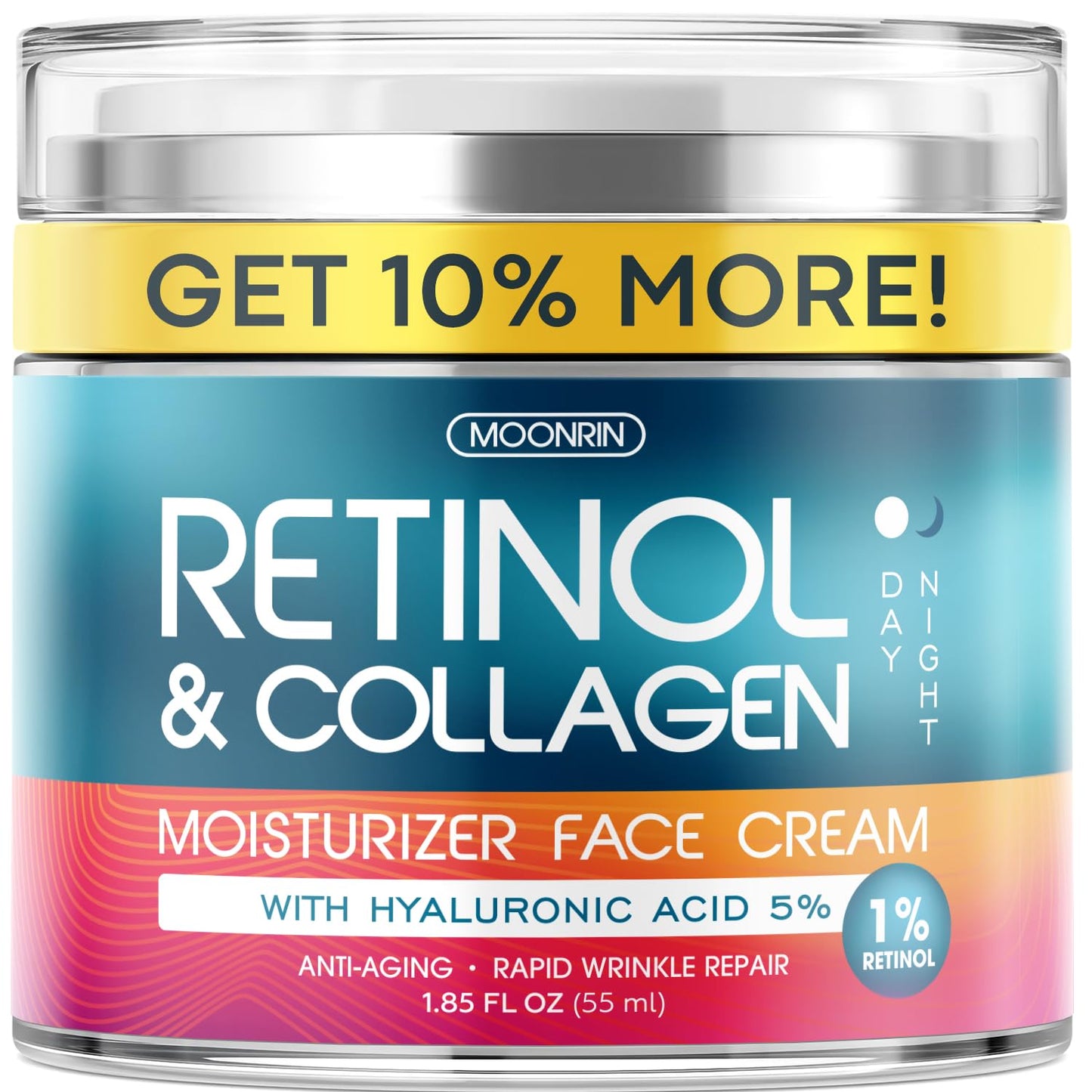 Retinol & Hyaluronic Anti-Aging Cream - 1.85 Oz
