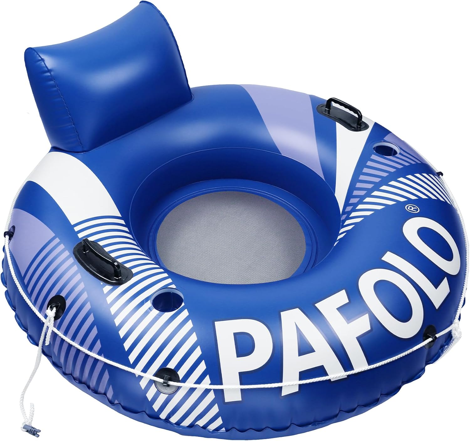 Inflatable River Tube Float for Adults with Comfortable Backrest