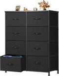 OLIXIS Dresser for Bedroom with 8 Fabric Drawers - Tall Storage