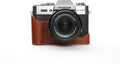 X-T30 Camera Case Half Leather Cover for Fujifilm X-T30 - Vintage Fit