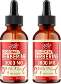 Liposomal Berberine Supplement 3000mg - Liposomal Liquid Drops