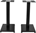21-Inch Steel Bookshelf Speaker Stands - Stable Isolation & Cable