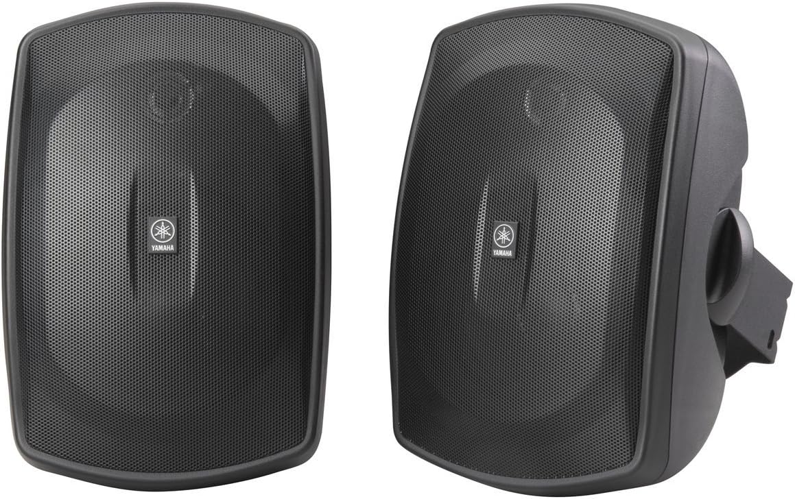 Yamaha NS-AW190BL 2-Way Indoor/Outdoor Speakers for All-Weather Use