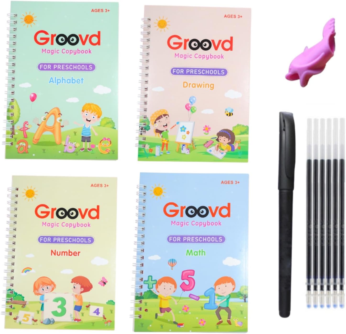 Children's Magic Copybooks for Handwriting Practice and Fun