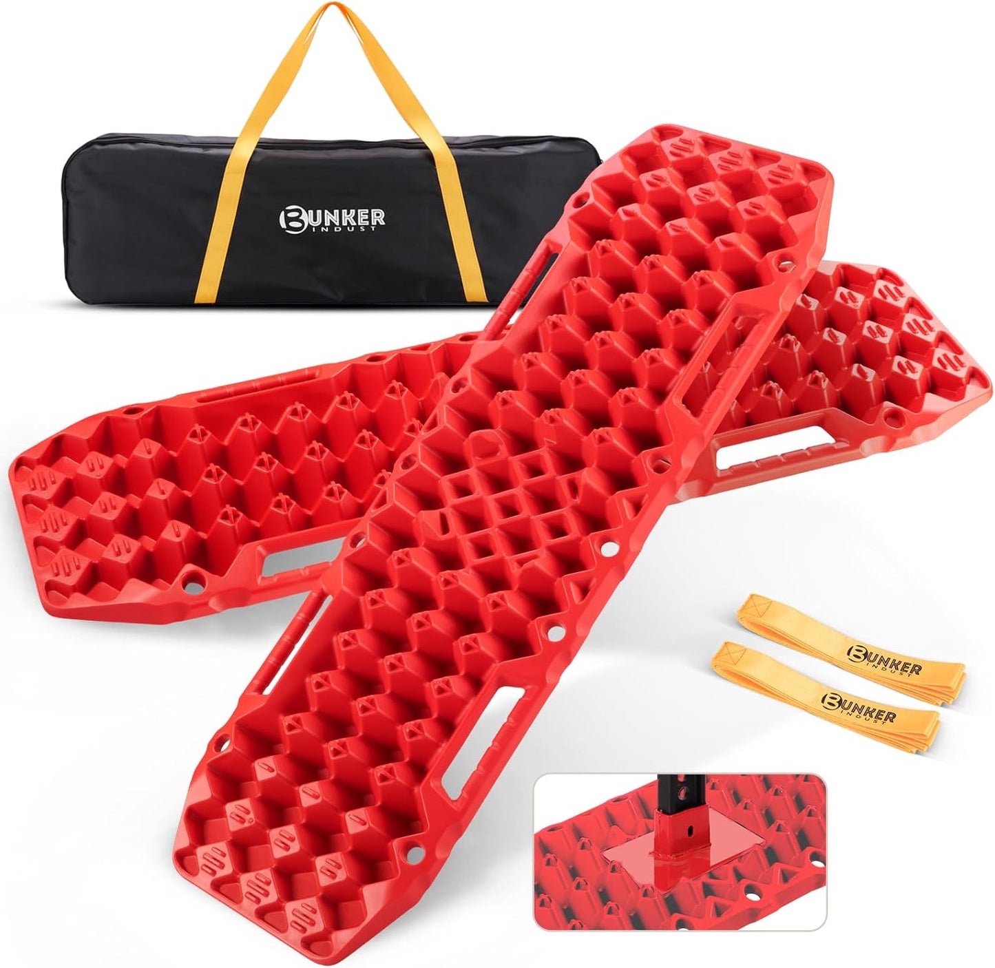 Off-Road Traction Boards with Jack Base for 4X4 Recovery