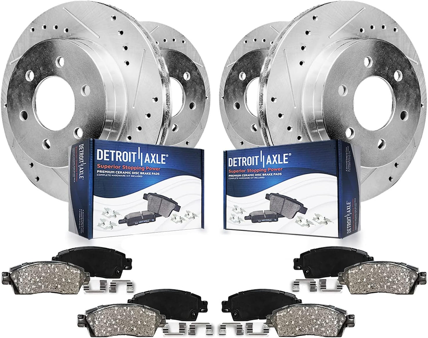 Drilled & Slotted Brake Kit for 2012-2020 Ford F-150 Models