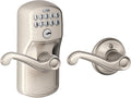SCHLAGE Plymouth Keypad Entry with Flair Lever - Keyless Security