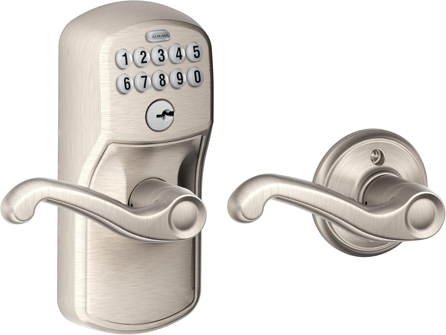 SCHLAGE FE575 PLY 619 FLA Plymouth Keypad Entry with Flair Lever