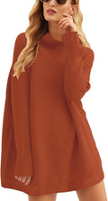 ANRABESS Women Oversized Turtleneck Knit Sweater - Loose Slouchy Fit