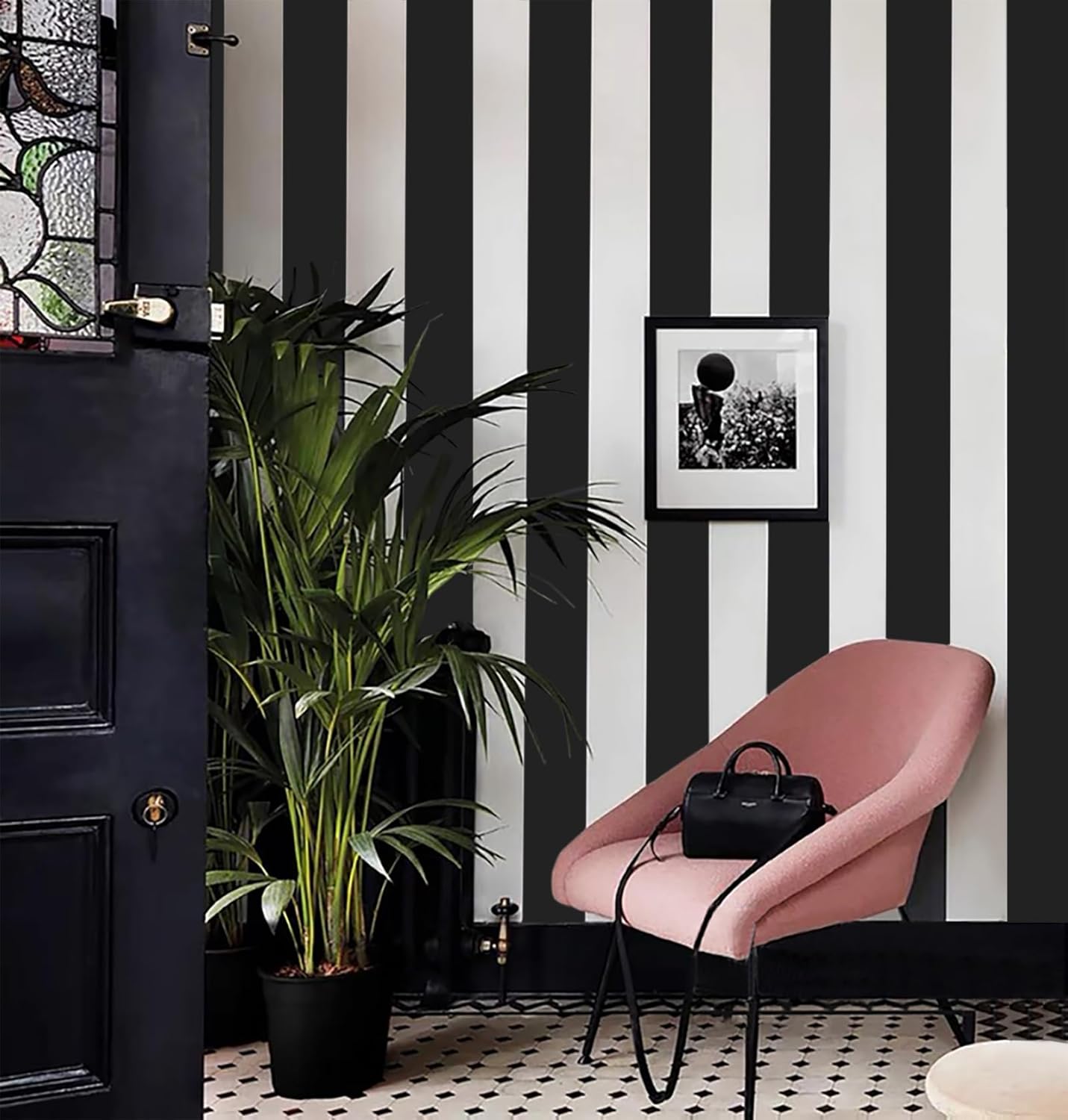 Cohoo Home Black and White Wallpaper for Stylish Interiors