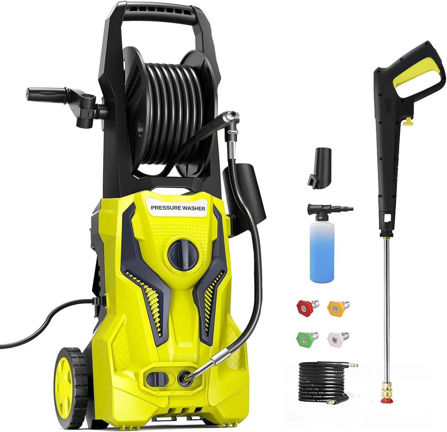ZHUOLIN Electric Pressure Washer - Ultimate Car Wash Power!