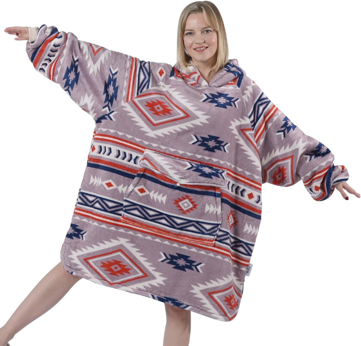 Krifey Wearable Blanket Hoodie for Ultimate Comfort and Warmth