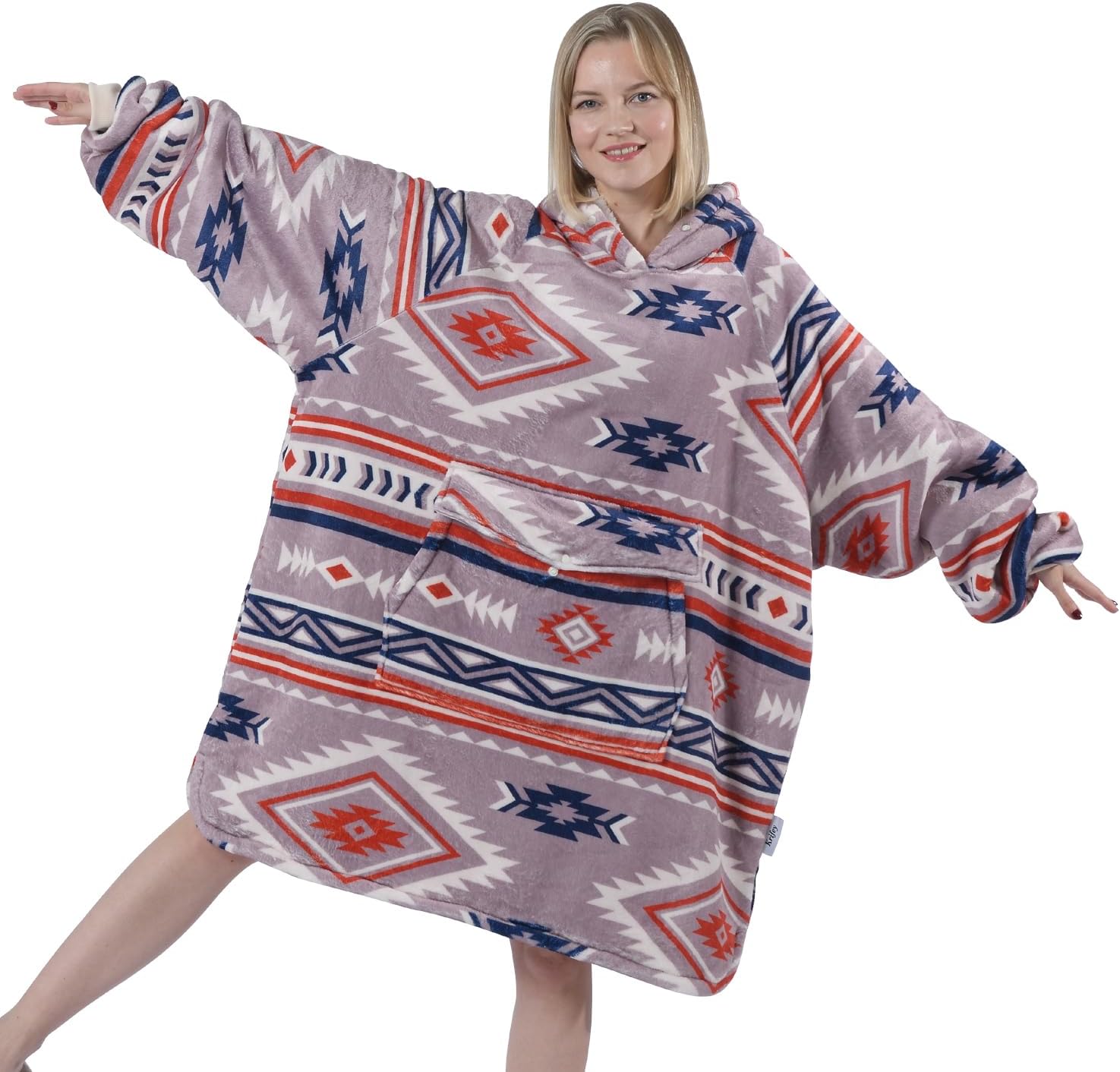 Krifey Wearable Blanket Hoodie for Ultimate Comfort and Warmth