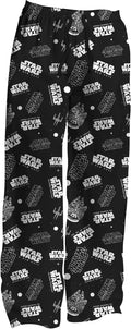 Star Wars Logo and Ships Allover Print Pajama Sleep Pants