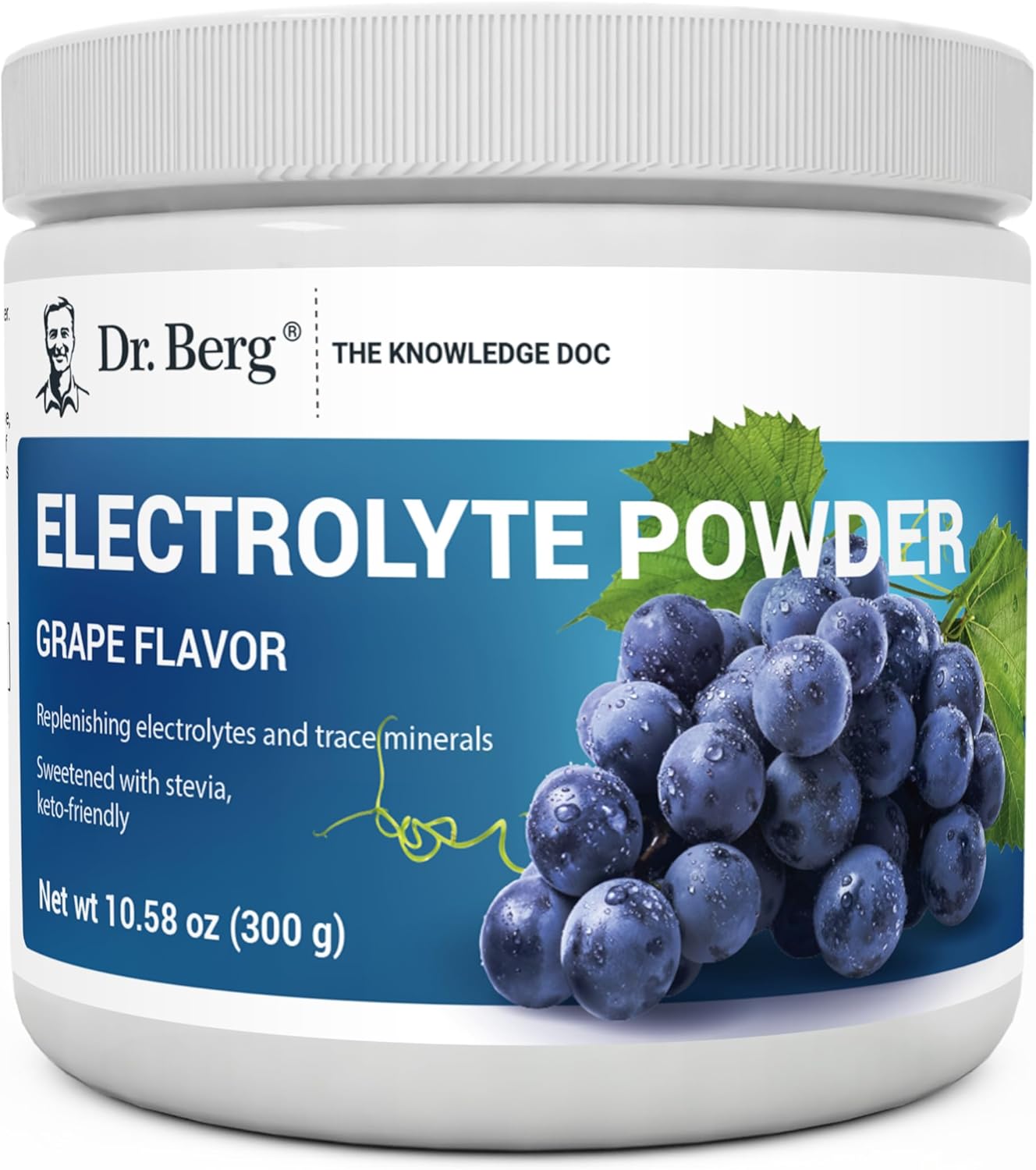 Dr. Berg Zero Sugar Hydration Keto Electrolyte Powder - Grape Flavor