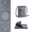 Foldable Travel Yoga Mat 1/8 in Thick for Women - Large 24in x 72in