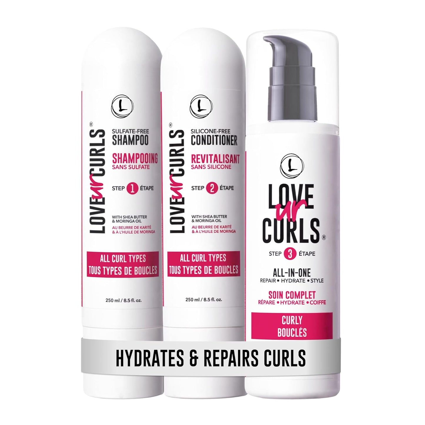 Love Ur Curls Shampoo & Conditioner Set for Defined Curls