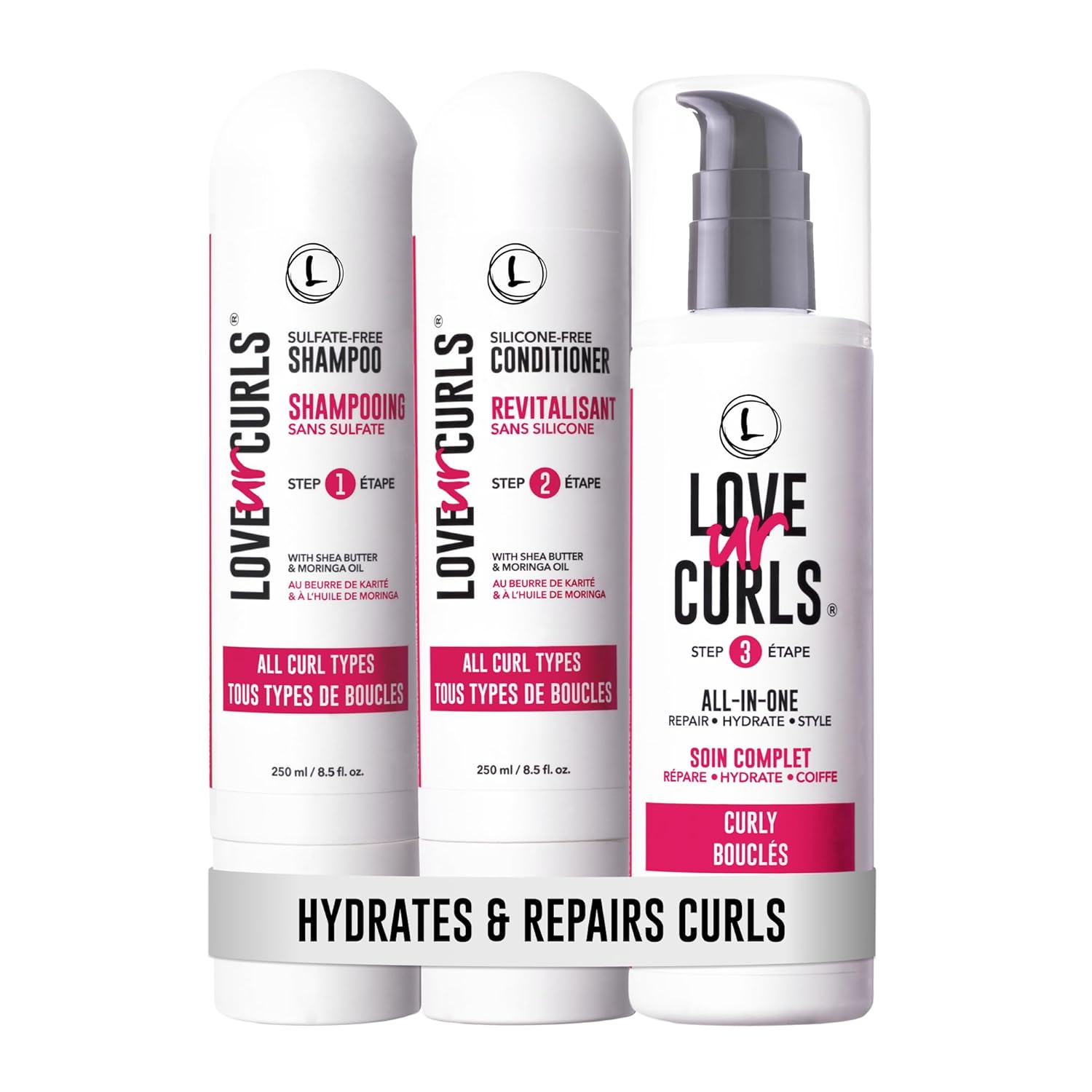 Love Ur Curls Shampoo & Conditioner Set for Defined Curls