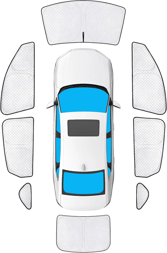 KMF 8pcs Thicken Full Window Sun Shades for Honda Accord 2023