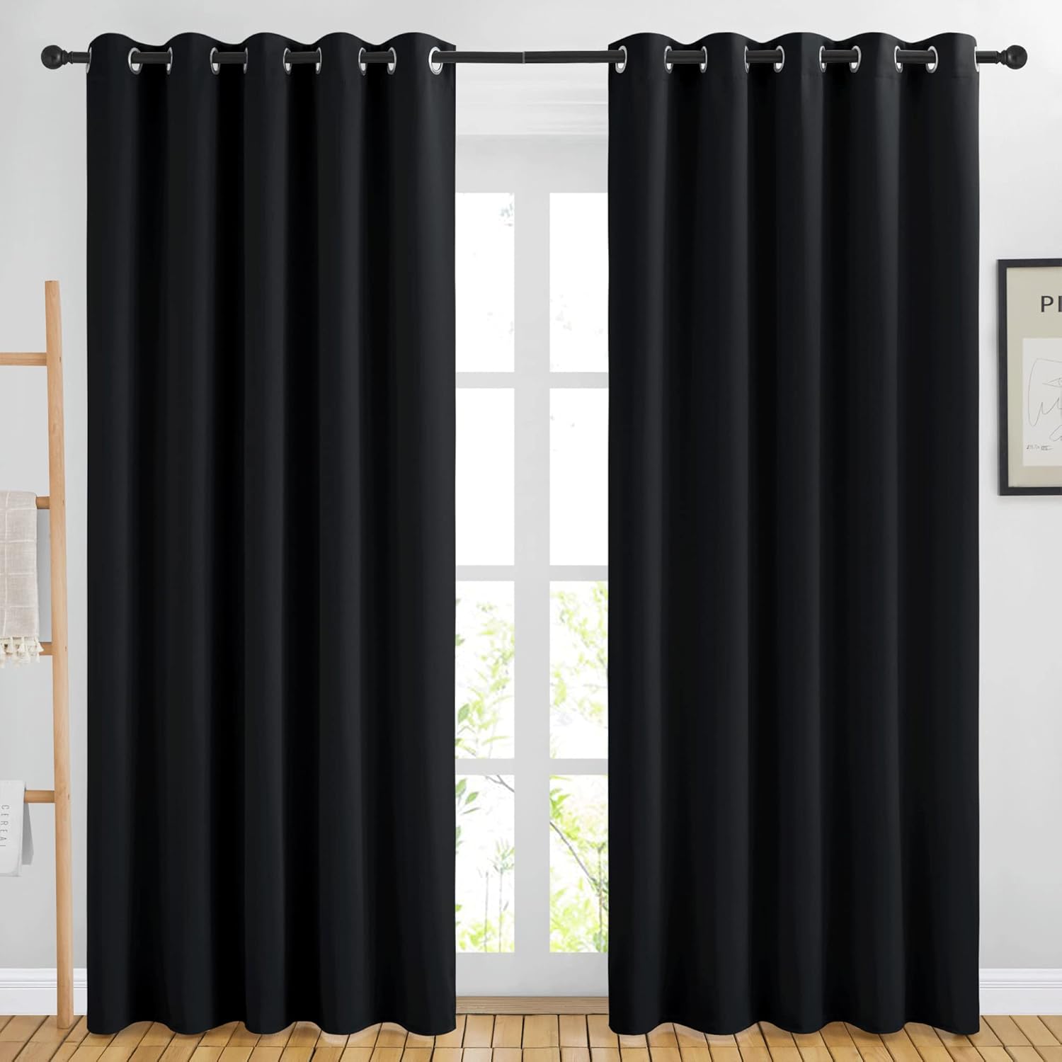 NICETOWN Blackout Curtain Panels 66x84 inches for Living Room