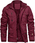 Men's Thick Winter Jackets with Hood for Cold Weather Protection