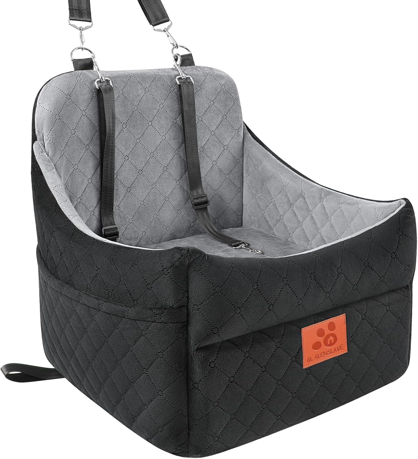 Dog Car Seat for Small/Medium Dogs with Thick Cushion Comfort