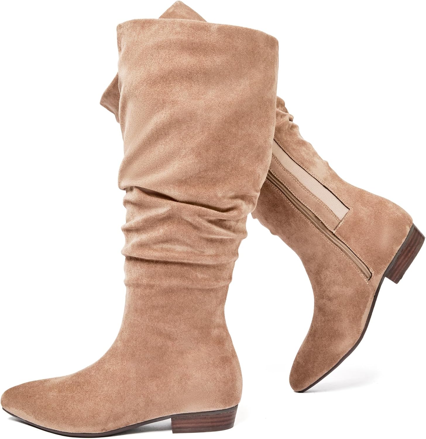 Women's Extra Wide Calf Knee High Boots for Plus Size Comfort