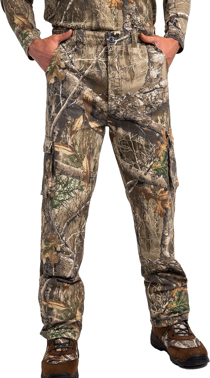 Durable Realtree Men's Camo Hunting Pants for Outdoor Adventures