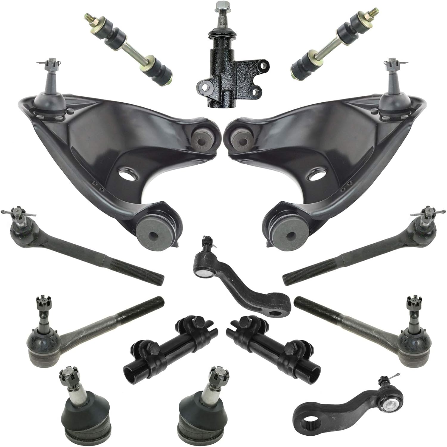 TRQ Steering Suspension Kit for 1993-2000 Chevrolet GMC Models