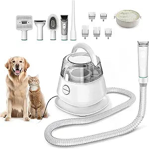 INSE Pet Grooming Vacuum for Dogs with 5 Grooming Tools