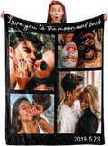 Custom Photo Blanket Personalized Flannel Throw - Soft Customized Gift
