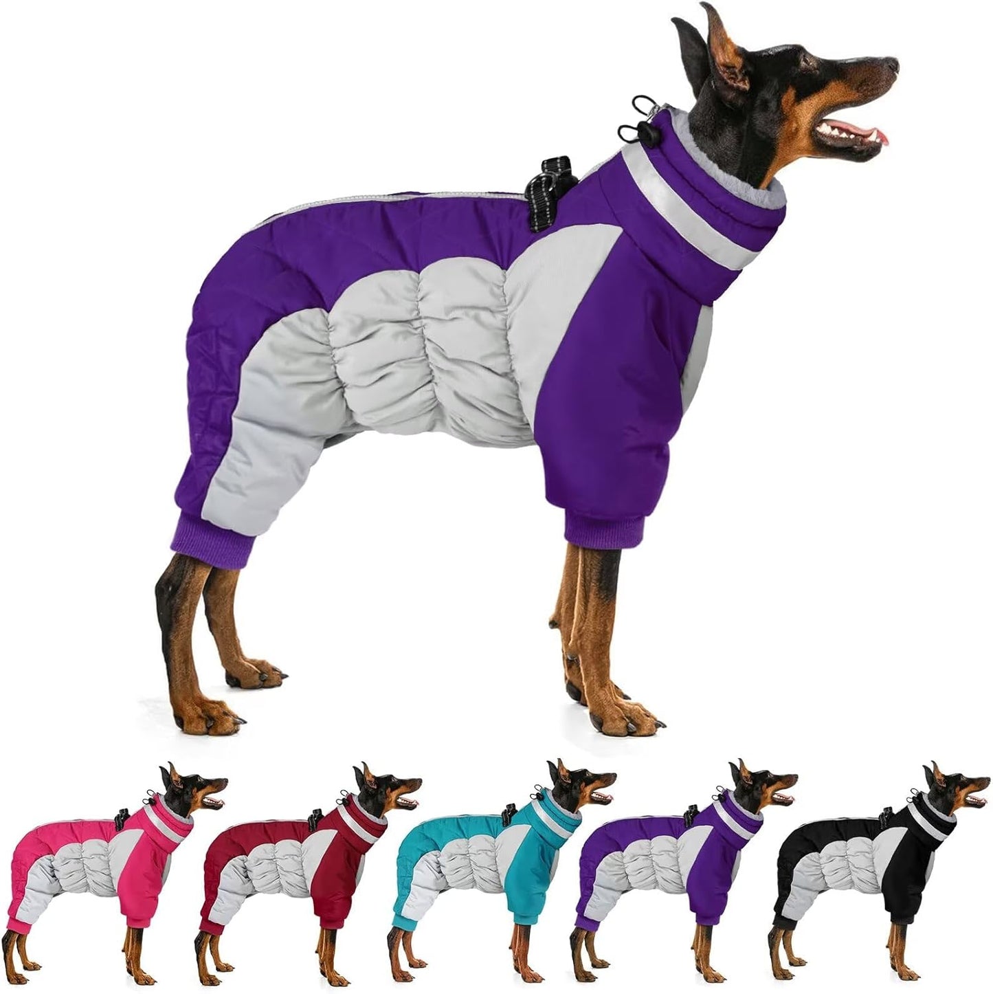MIGOHI Full Body Dog Coat - Warm Reflective Winter Jacket