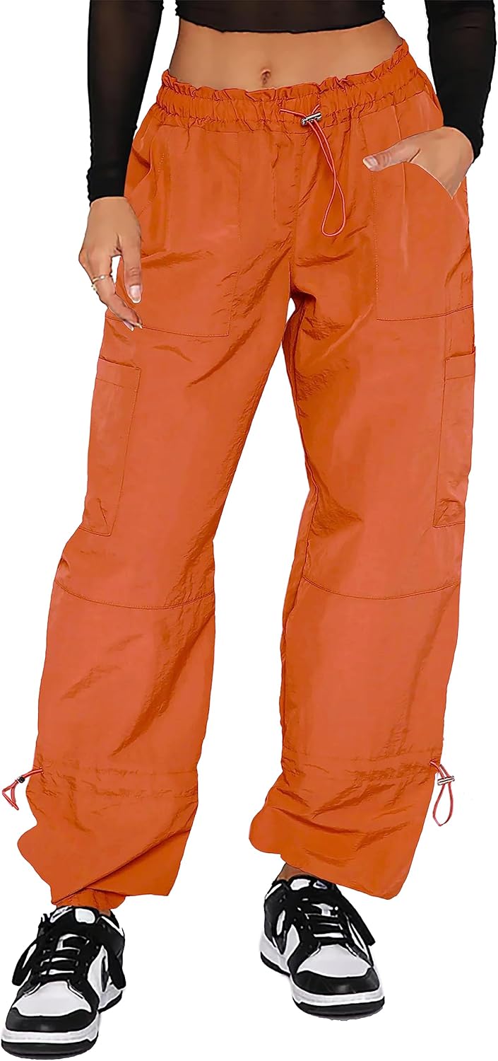 Cargo Pants Women Baggy Parachute Pants for Trendy Outfits