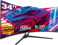 34 Inch Ultrawide Curved Gaming Monitor 1500R - Immersive 165Hz