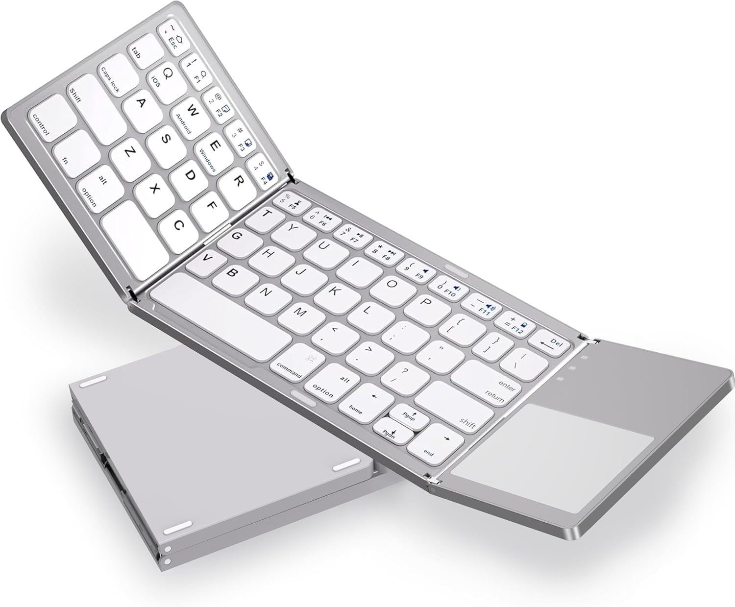 Acoucou Foldable Bluetooth Keyboard - Portable & Sensitive Touchpad! 