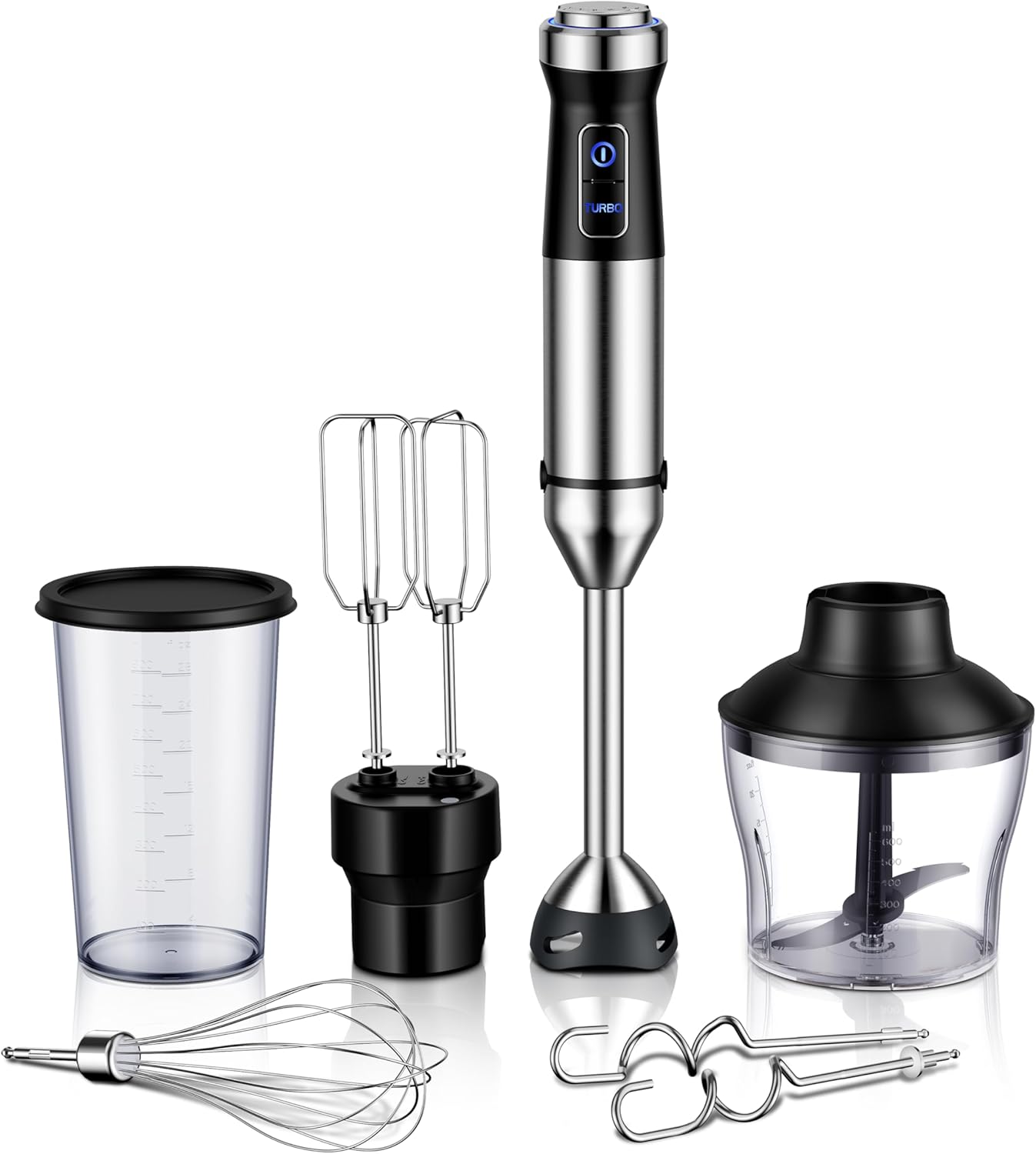 GDOR 6-in-1 1000W Immersion Blender: 20 Speeds, Ultimate Versatility!