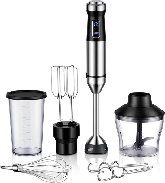 GDOR 6-in-1 1000W Immersion Blender: 20 Speeds, Ultimate Versatility!