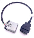 RP1226 to OBD2 ELD Cable Male to Female - Heavy Duty Connection