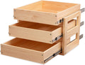Pull Out Drawers For Cabinets 26in W x 21in D x 19in H - 3-Tier Soft