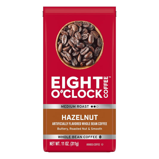 Eight O'Clock Coffee Hazelnut Whole Bean Coffee Review