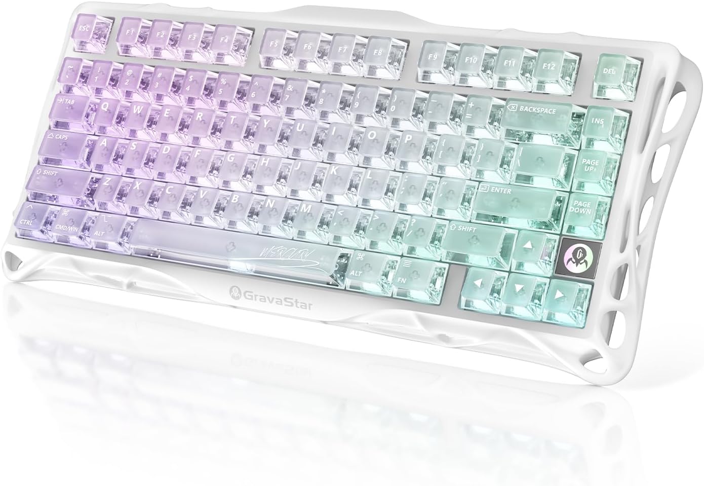 GravaStar Mercury K1 Lite 75% Gaming Keyboard with RGB Backlit
