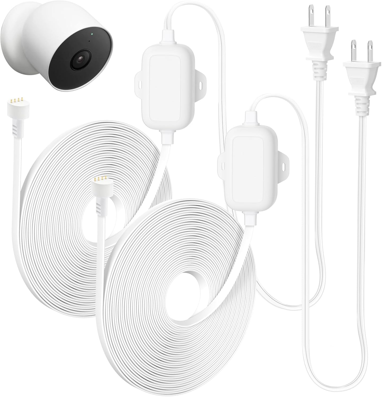 30ft Power Cable for Google Nest Cam Outdoor & Indoor Use